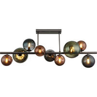 DECKENLEUCHTE 87/30/38 cm   - Grau, Design, Glas/Metall (87/30/38cm) - Collet's Monde