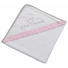 KAPUZENBADETUCH - Rosa/Weiß, Basics, Textil (100/100cm) - Bebe's Collection