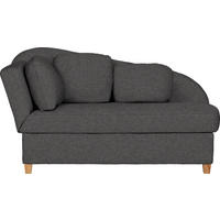 LIEGE Flachgewebe Anthrazit  - Anthrazit, Lifestyle, Holz/Textil (85/97/180cm) - Novel