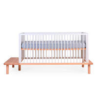 GITTERBETT Evobed 5in1 Naturel inkl. Rausfallschutz B140PLF  - Weiß/Naturfarben, KONVENTIONELL (182/84/84cm) - Childhome