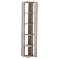 HÖRNHYLLA i 34/161/34 cm beige  - beige, Design, trämaterial (34/161/34cm) - Livetastic