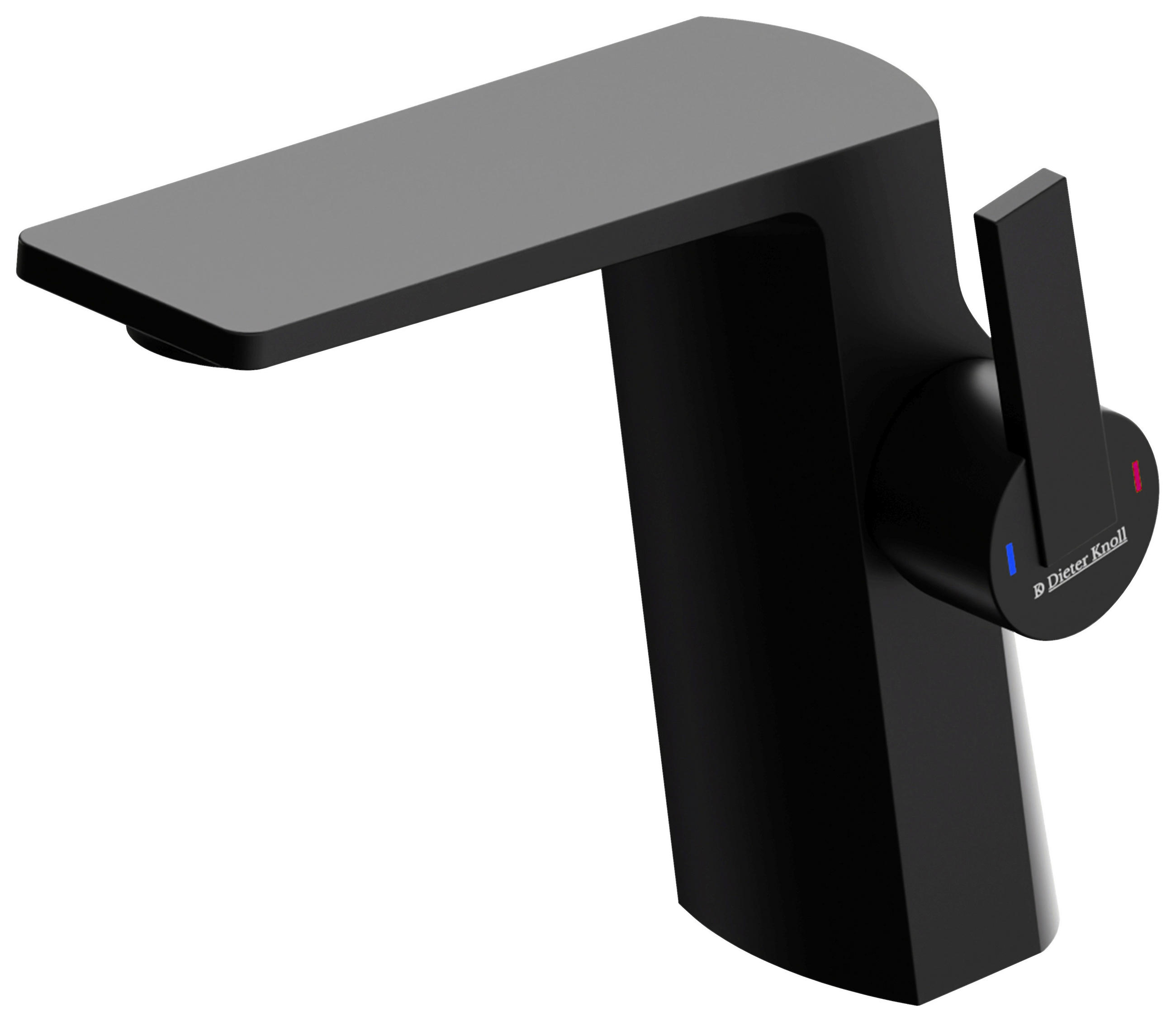 WASCHTISCHARMATUR 164 1010 S  - Schwarz, MODERN, Metall (3,5/15,3/18cm) - Dieter Knoll