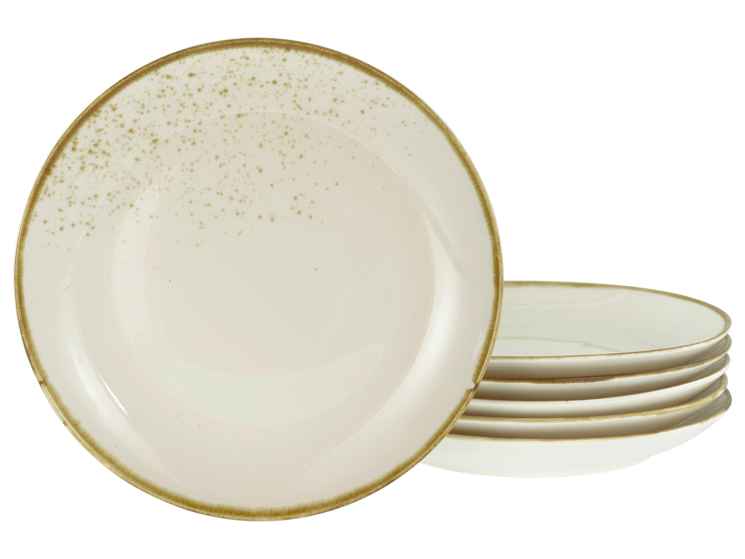 SPEISETELLERSET Nature Collection Creme 6-teilig  - Creme, Basics, Keramik (27cm) - Creatable