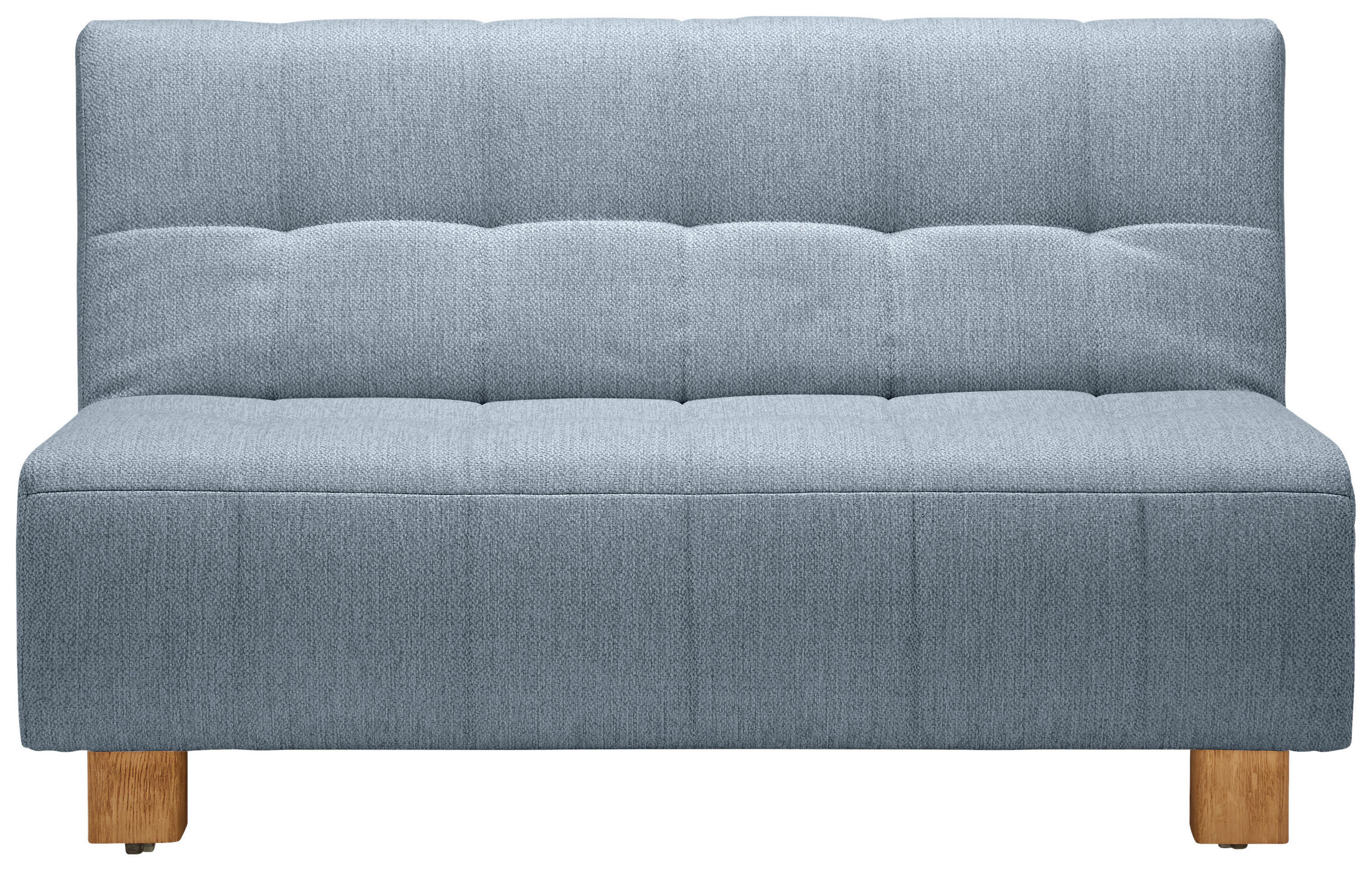 SCHLAFSOFA Hellblau  - Naturfarben/Hellblau, Design, Holz/Textil (145/92/102cm) - Novel