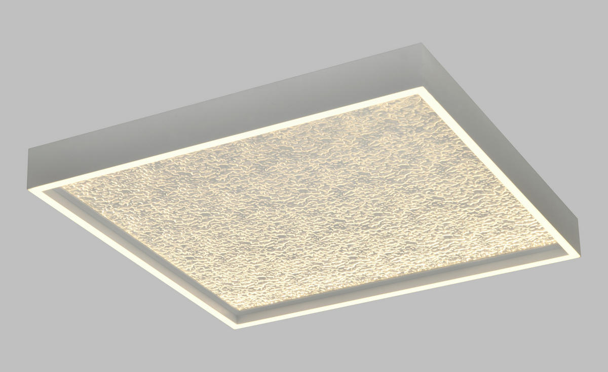 LED-DECKENLEUCHTE Bormes 60/6,5/30 cm  - Weiß, Design, Kunststoff/Metall (60/6,5/30cm)