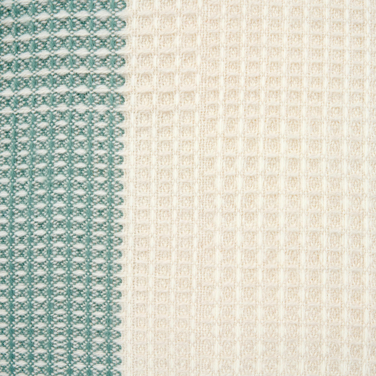 DEKORAČNÍ POLŠTÁŘ 50/50 cm - krémová/zelená, Konvenční, textil (50/50cm) - Esposa