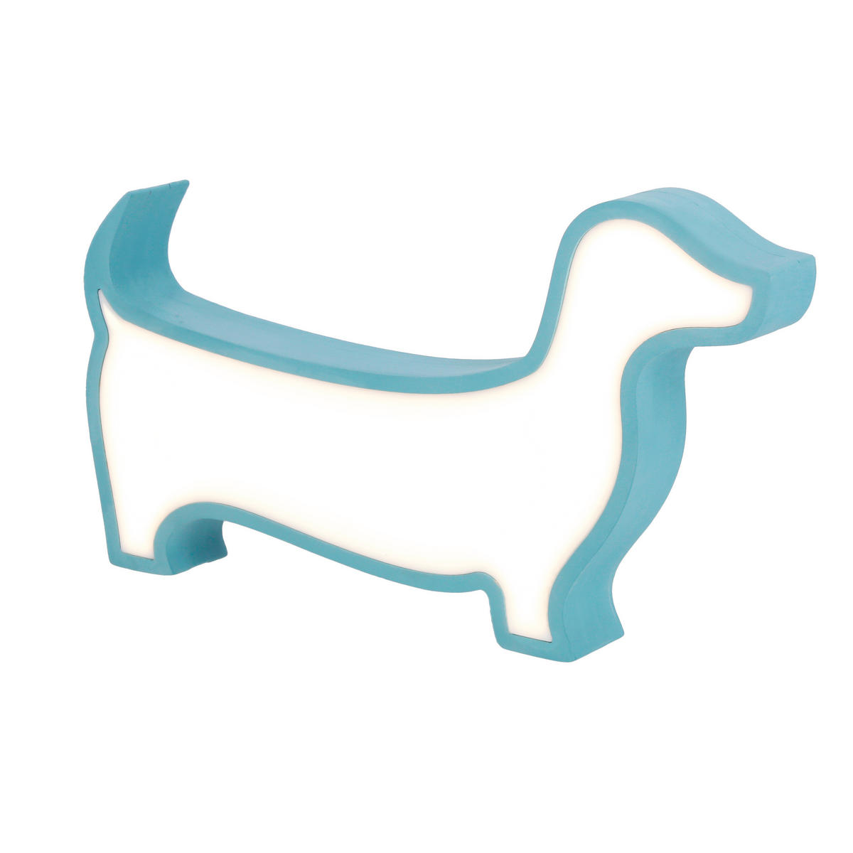 BORDSLAMPA FÖR BARN - blå, Basics, trämaterial/plast (32/3.5/18cm)