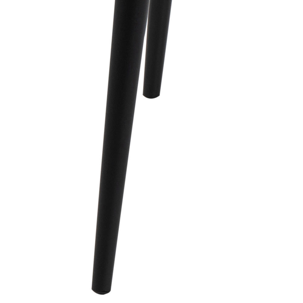 ESSTISCH in Metall, Holzwerkstoff 80/80/75 cm - Eichefarben/Schwarz, KONVENTIONELL, Holzwerkstoff/Metall (80/80/75cm) - MID.YOU