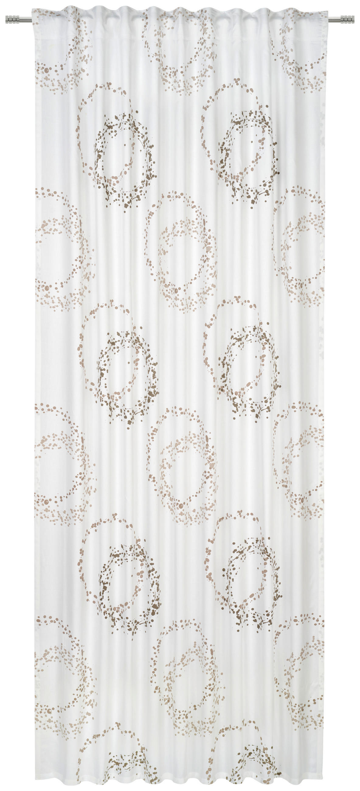 FERTIGVORHANG  blickdicht  135/255 cm   - Weiß, Trend, Textil (135/255cm) - Esposa