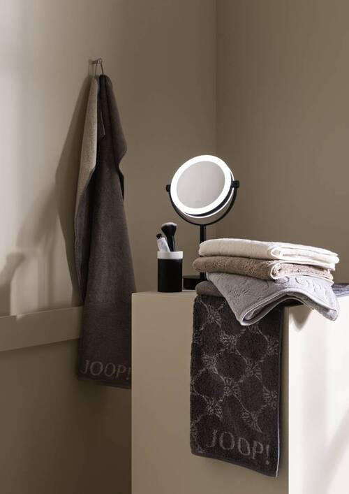 FROTTIERSET CORNFLOWER Anthrazit 5-teilig - Anthrazit, Basics, Textil - Joop!