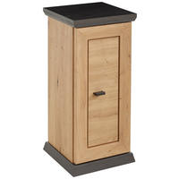 BLUMENSTÄNDER Holzwerkstoff  - Dunkelgrau/Eiche Artisan, LIFESTYLE, Holzwerkstoff (30/65/30cm) - Xora