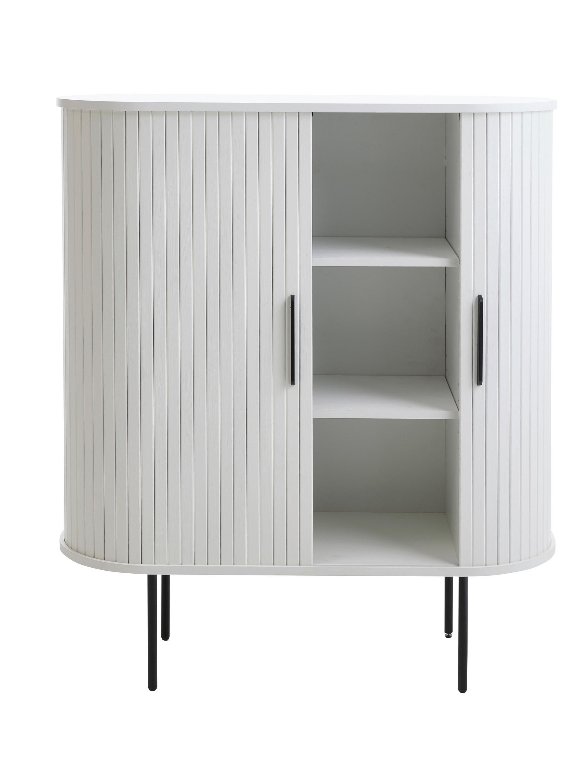 HIGHBOARD  in 100/118/40 cm  - Schwarz/Weiß, Trend, Holz/Holzwerkstoff (100/118/40cm) - home24