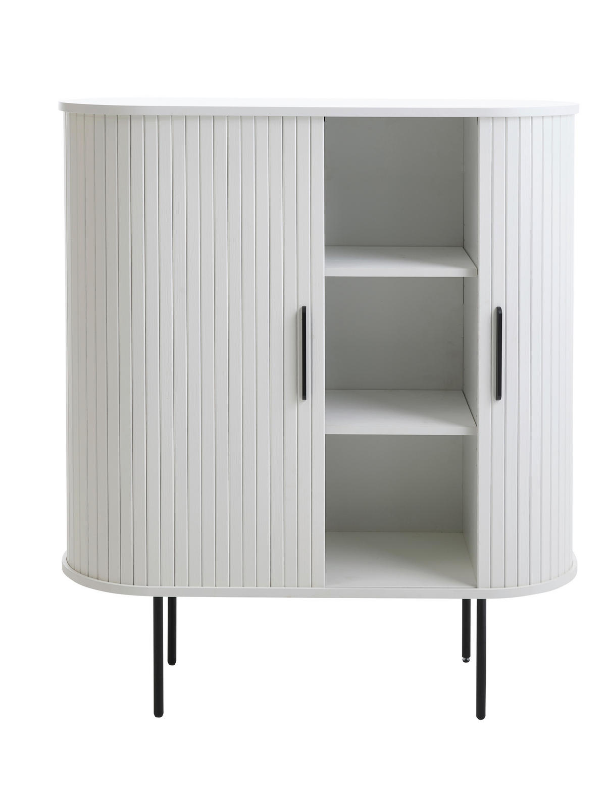HIGHBOARD  in 100/118/40 cm  - Schwarz/Weiß, Trend, Holz/Holzwerkstoff (100/118/40cm) - home24