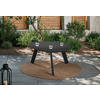 LOUNGETISCH  - Schwarz, MODERN, Metall (55/46/28cm) - Ambia Garden