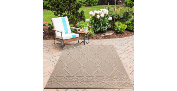 OUTDOORTEPPICH 80/150 cm Patara Beige - Beige, Design, Textil (80/150cm) - Novel