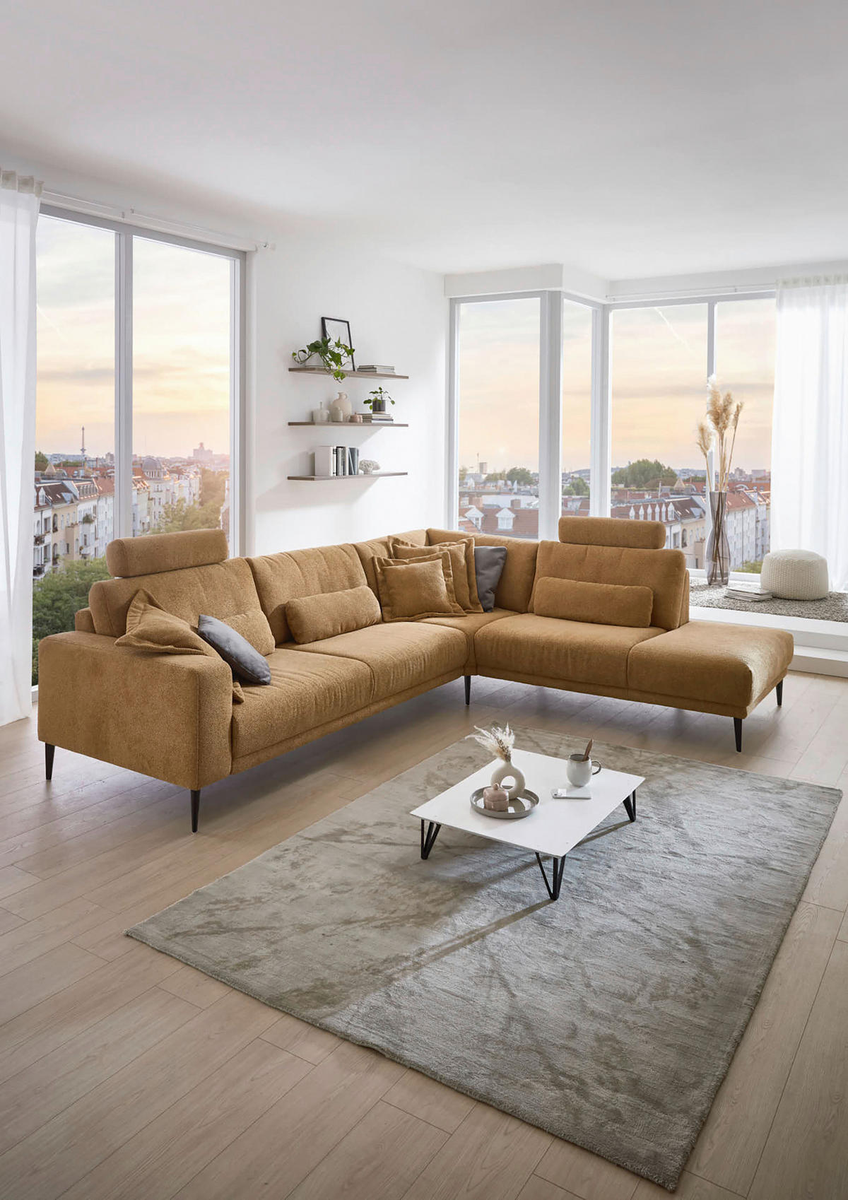 SJEDEĆA GARNITURA tekstil    - Moderno, tekstil (303/254cm) - Dieter Knoll