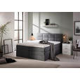 BOXSPRINGBETT 180/200 cm  in Anthrazit  - Anthrazit/Schwarz, KONVENTIONELL, Kunststoff/Textil (180/200cm) - Carryhome