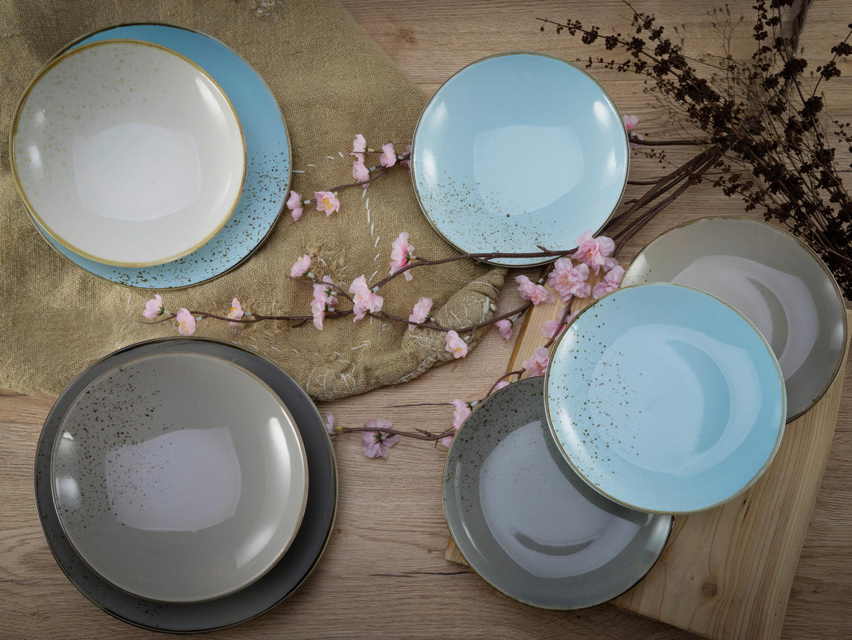 KOMPLETT SERVIS NATURE COLLECTION NORDIC STYLE 12 delar  - multicolor, Basics, keramik (31,5/31,5/38cm) - Creatable