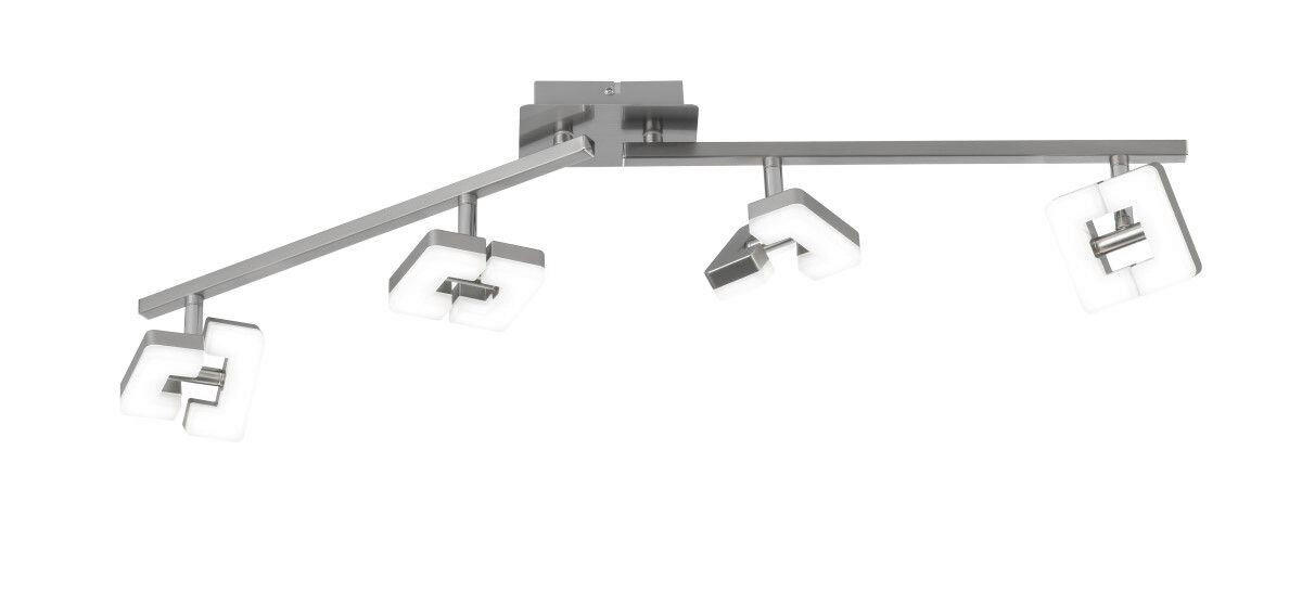 LED-STRAHLER 78/8/11 cm   - Weiß/Nickelfarben, Basics, Kunststoff/Metall (78/8/11cm)