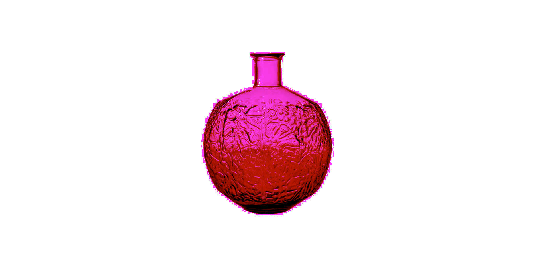 VÁZA  - rózsaszín, Basics, Üveg (44cm)