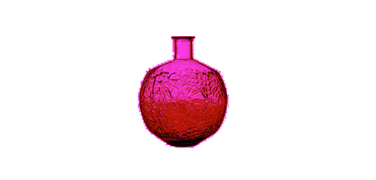 VÁZA  - rózsaszín, Basics, Üveg (44cm)