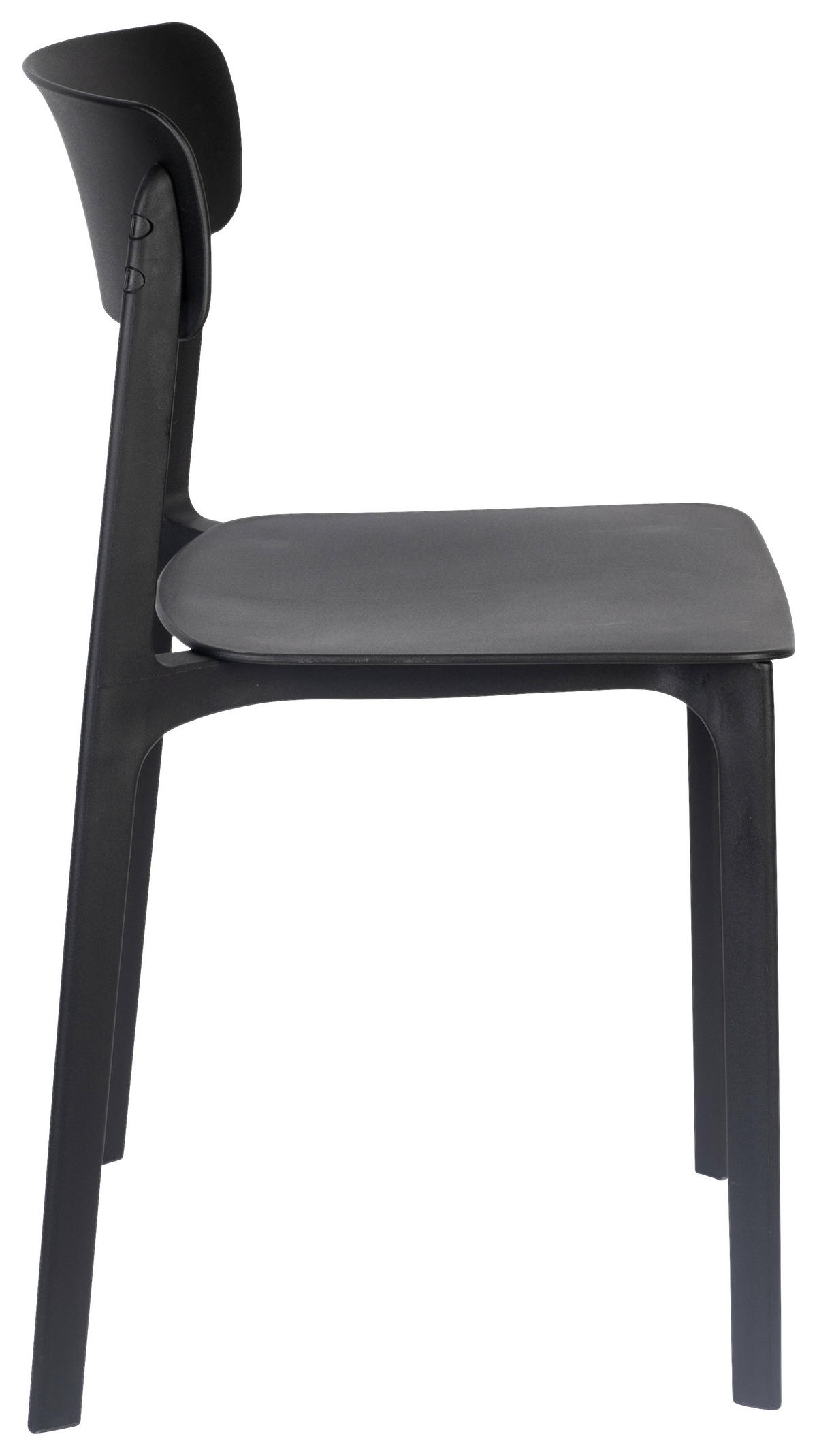 STUHL - Schwarz, Design, Kunststoff (48/79/47cm) - Ambia Home
