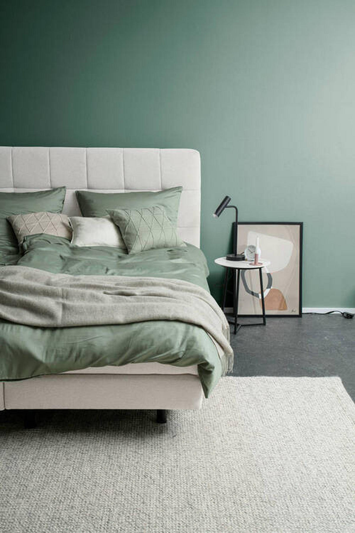 WENDEBETTWÄSCHE SW-PURE Satin 200/200 cm  - Salbeigrün/Pastellgrün, Basics, Textil (200/200cm) - Schöner Wohnen