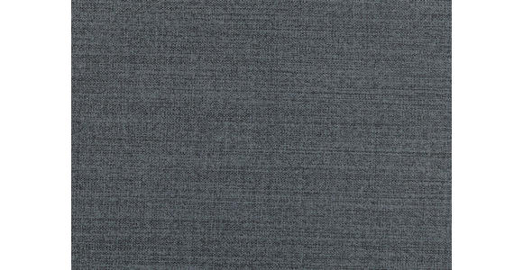 BIGSOFA  in Flachgewebe, Leinenoptik Dunkelblau  - Schwarz/Dunkelblau, Design, Textil/Metall (262/66/113cm) - Belluti