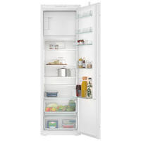 KÜHLSCHRANK 54,1/177,2/54,8 cm KI82LNSE0  - Weiß, Basics, Glas/Metall (54,1/177,2/54,8cm) - Siemens