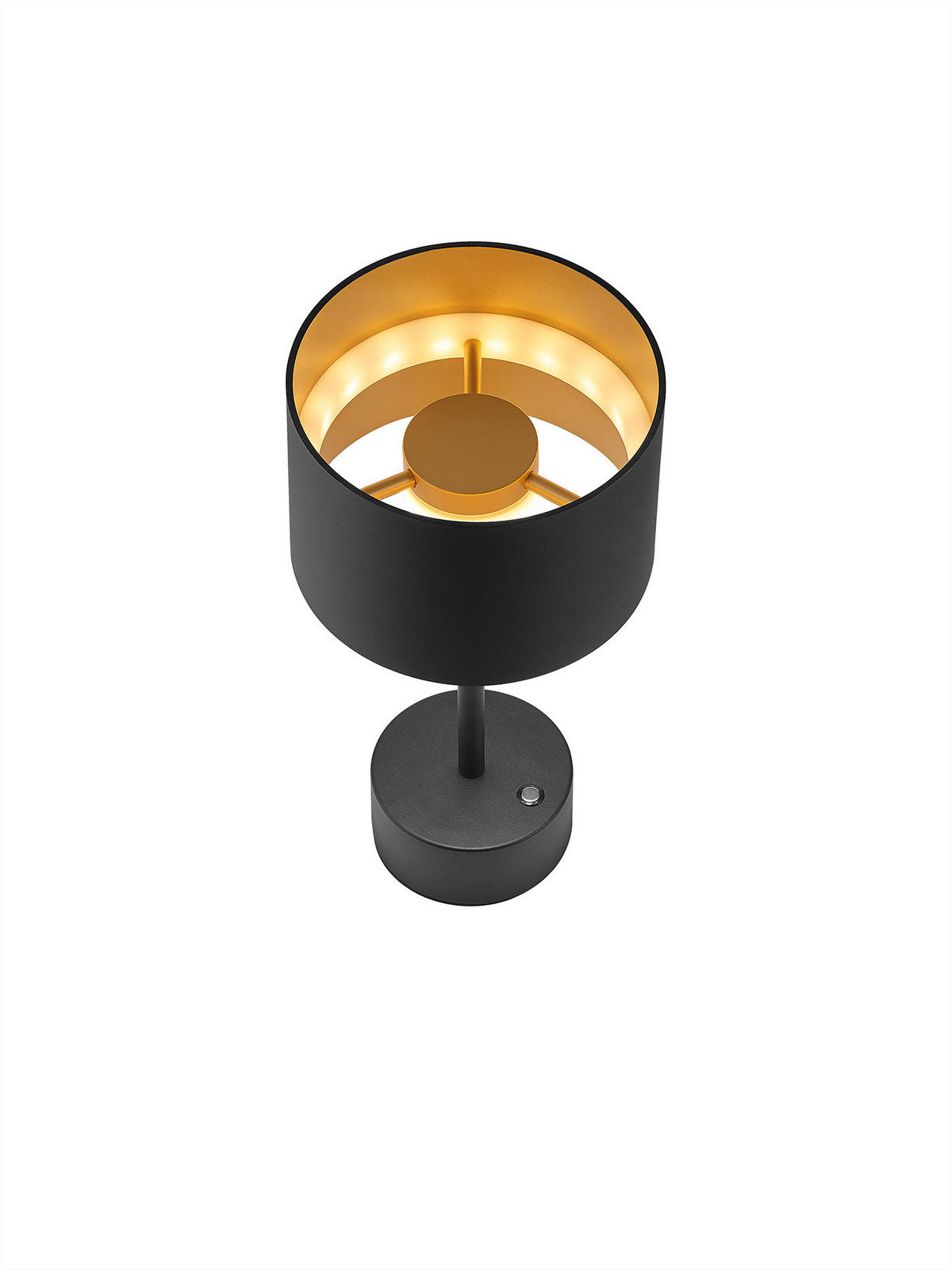 LED-TISCHLEUCHTE LOOP 15/30 cm   - Goldfarben/Schwarz, MODERN, Metall (15/30cm) - Musterring