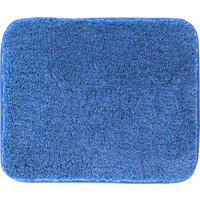 PŘEDLOŽKA K BIDETU, 50/60 cm - modrá, Basics, textil/plast (50/60cm) - Grund