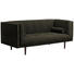 SOFA in Textil Dunkelbraun - Dunkelbraun, Design, Holz/Textil (200/80/87cm) - Carryhome SOFA in Textil Dunkelbraun - Dunkelbraun, Design, Holz/Textil (200/80/87cm) - Carryhome