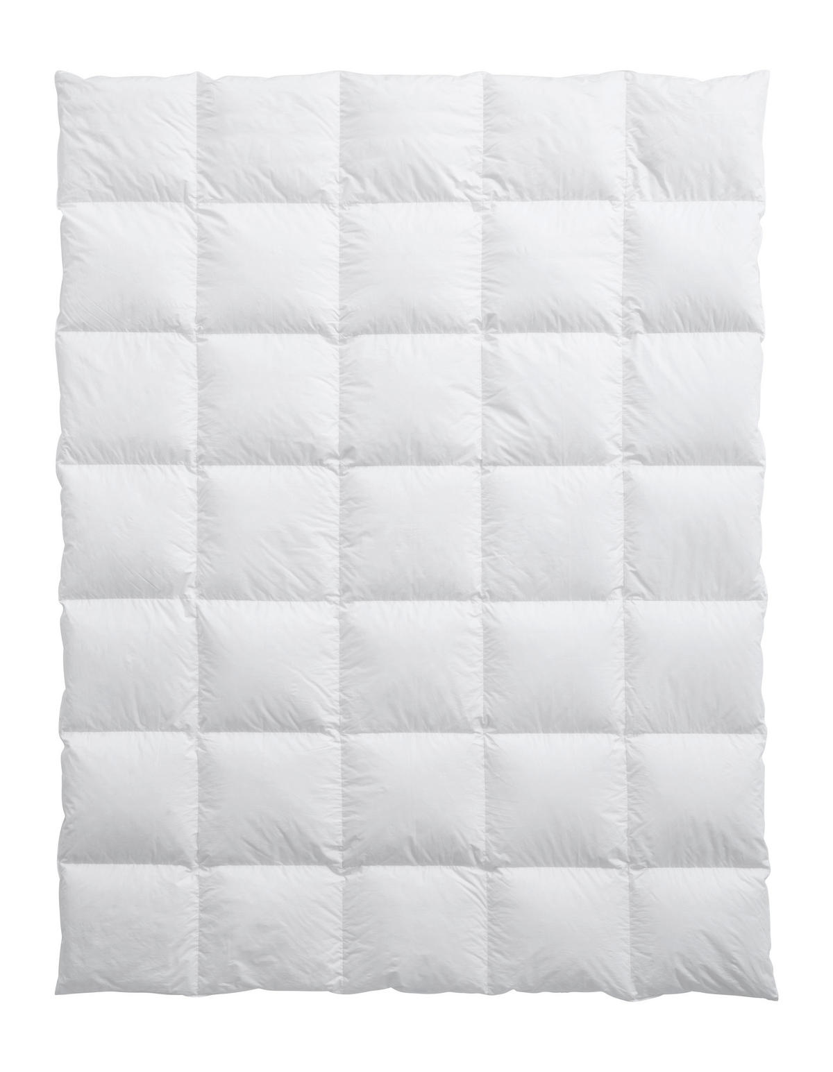 KASSETTENDUVET 200/210 cm Luzern  - Weiss, Basics, Naturmaterialien/Textil (200/210cm) - Billerbeck