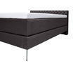 BOXSPRINGBETT 160/200 cm  in Anthrazit  - Anthrazit/Graphitfarben, Design, Textil/Metall (160/200cm) - Xora