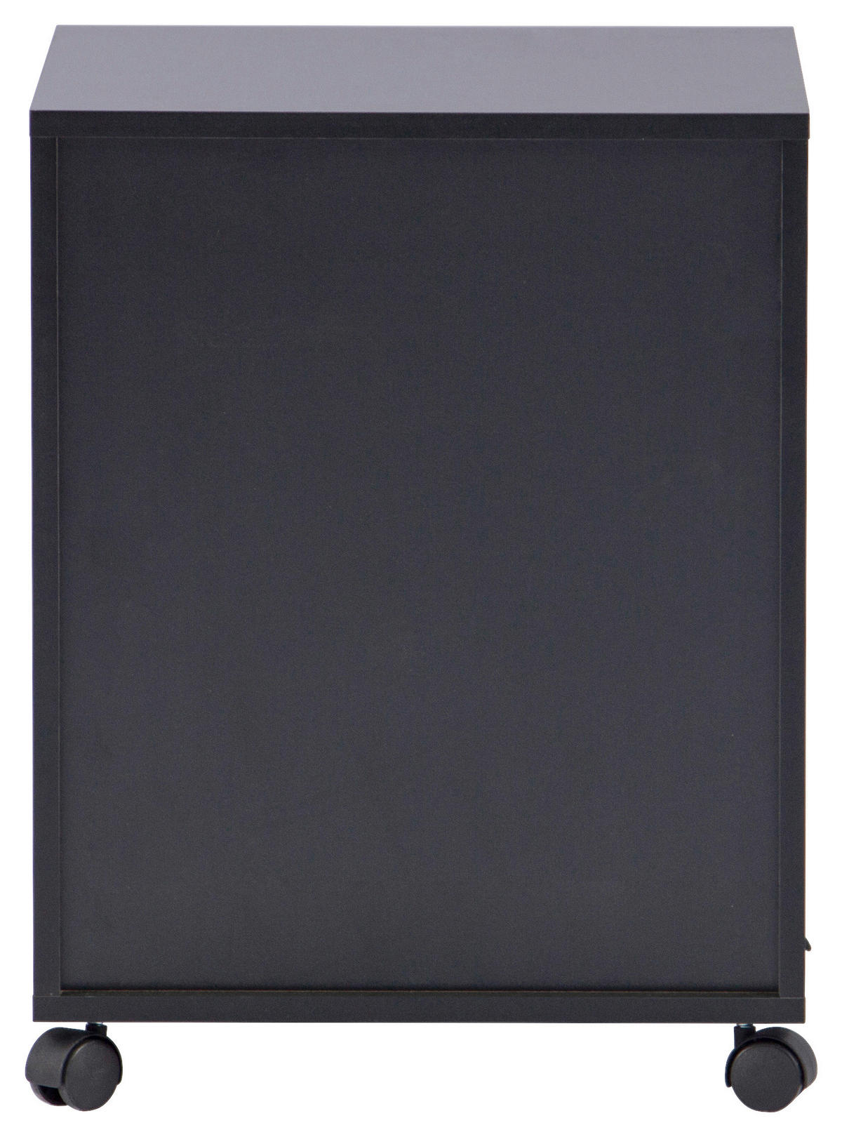 ROLLCONTAINER Schwarz, Eiche Artisan  - Schwarz/Eiche Artisan, MODERN, Holzwerkstoff/Kunststoff (43/56/42cm) - Livetastic