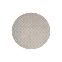 HOCHFLORTEPPICH 120/120 cm Grau rund  - Grau, Basics, Textil (120/120cm) - Kayoom