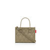 EINKAUFSTASCHE Daily shopper XS rhombus olive  - Olivgrün, Basics, Textil (27/21/14cm) - Reisenthel