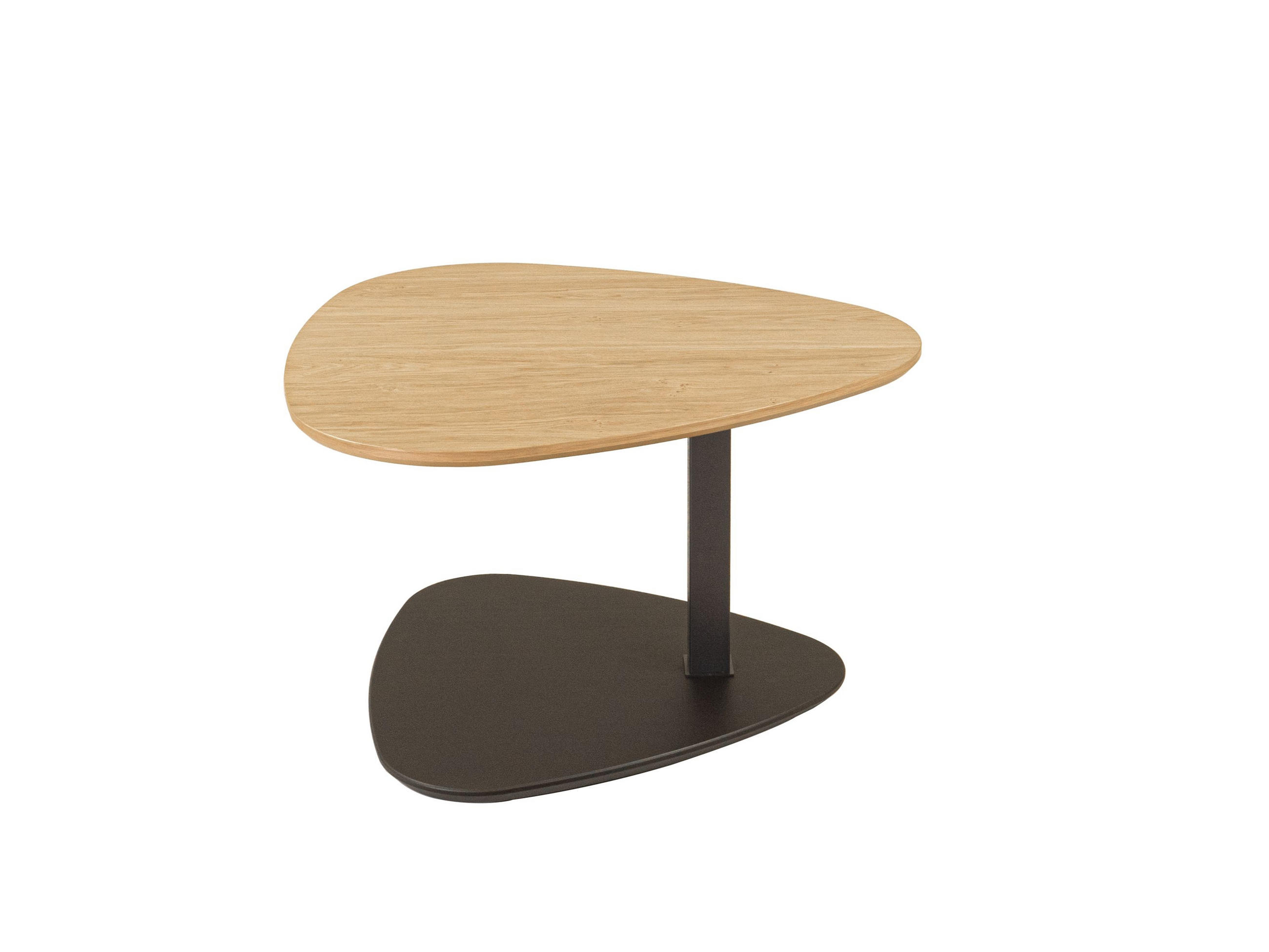 BEISTELLTISCH in Holz, Metall, Holzwerkstoff 75/75/47-65 cm  - Wildeiche/Anthrazit, Natur, Holz/Holzwerkstoff (75/75/47-65cm) - Novel