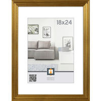 BILDERRAHMEN - Goldfarben, Basics, Glas/Kunststoff (20/26/1.2cm)