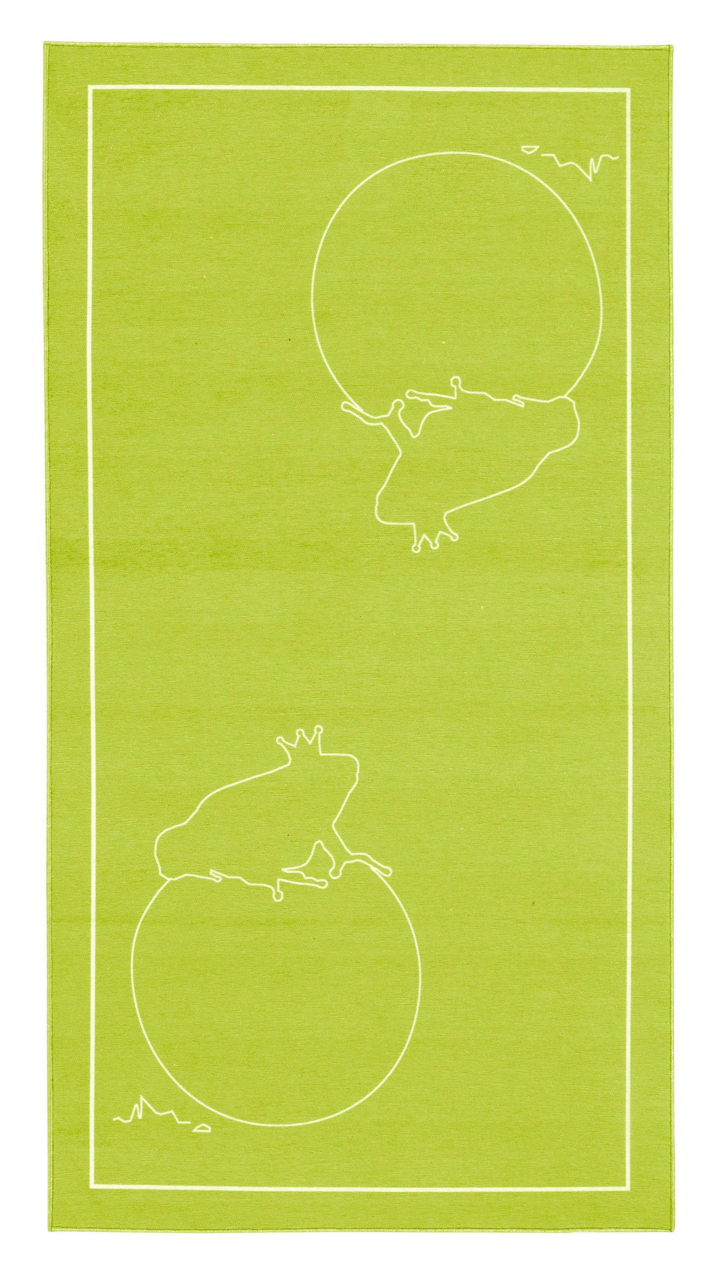 XXXLutz Kinderteppich Grimmliis Grün 80x150 cm