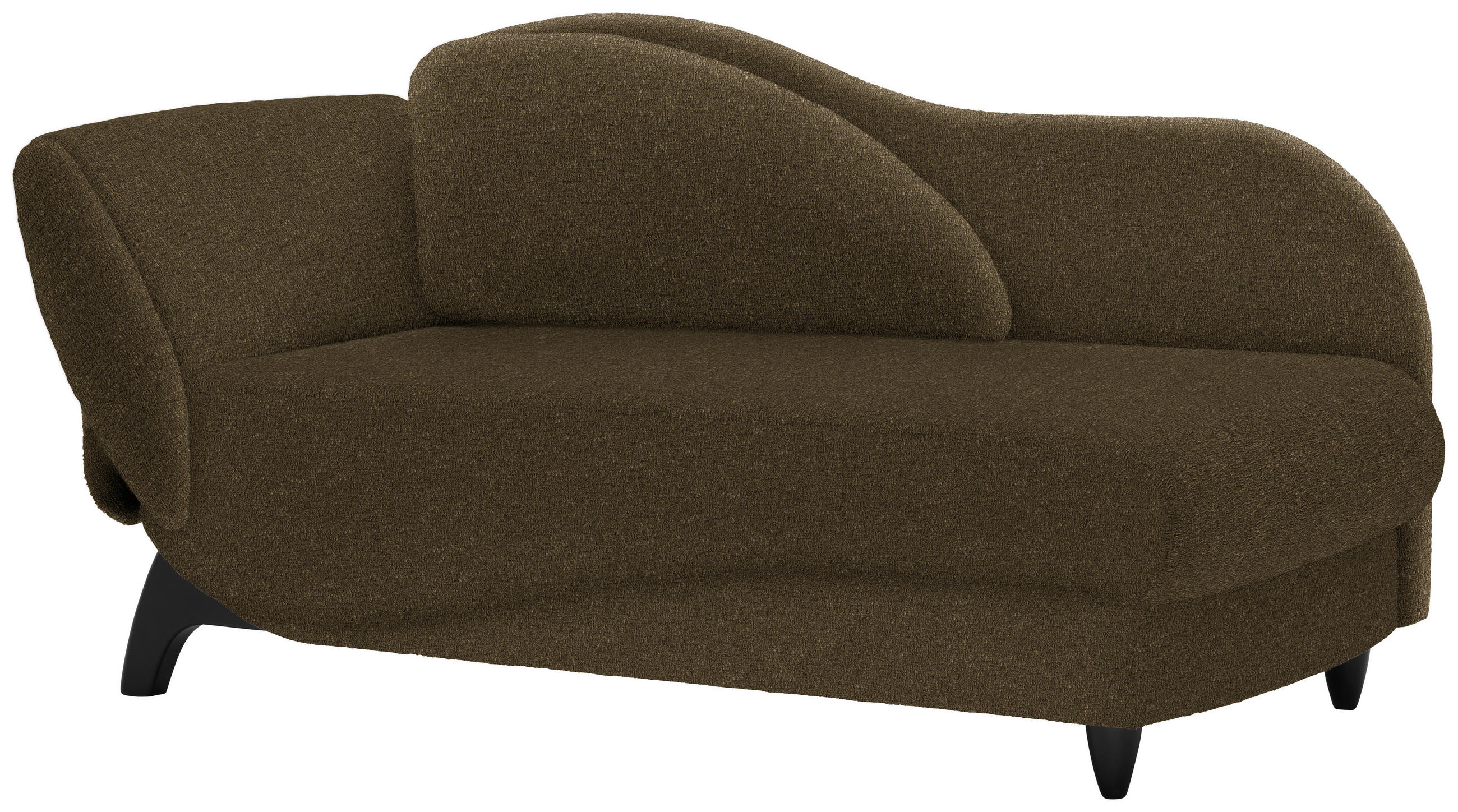 LIEGE in Webstoff Grün  - Schwarz/Grün, MODERN, Holz/Textil (84/87/171-190cm) - Joka