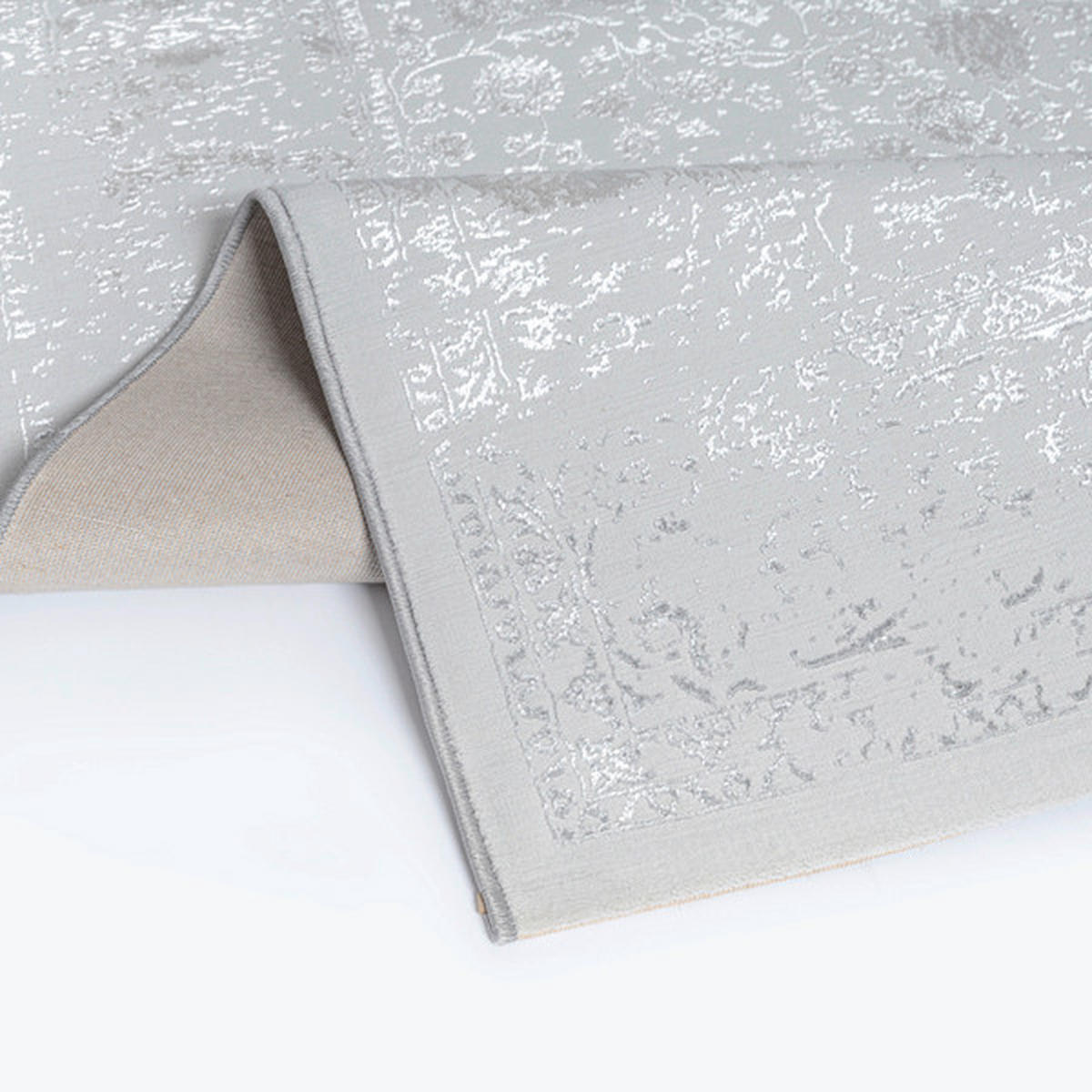 WEBTEPPICH  Wohnzimmer 200/290 cm Creation Grau rechteckig  - Grau, Basics, Textil (200/290cm) - Novel