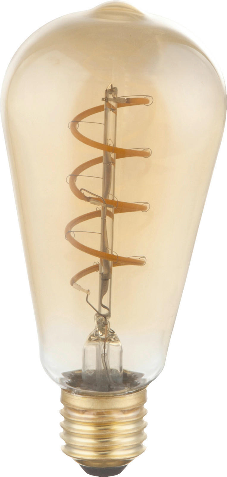 Bec Led   E27  - culoare chihlimbar, Basics, sticlă (6,4,/14cm)