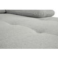 ECKSOFA Ottomane rechts, Eckteil  More_LZ Anthrazit Webstoff  - Anthrazit/Schwarz, Design, Textil/Metall (296/188cm) - Xora