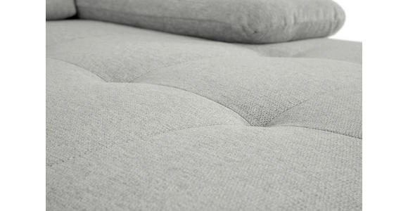 ECKSOFA Ottomane rechts, Eckteil  More_LZ Anthrazit Webstoff  - Anthrazit/Schwarz, Design, Textil/Metall (296/188cm) - Xora
