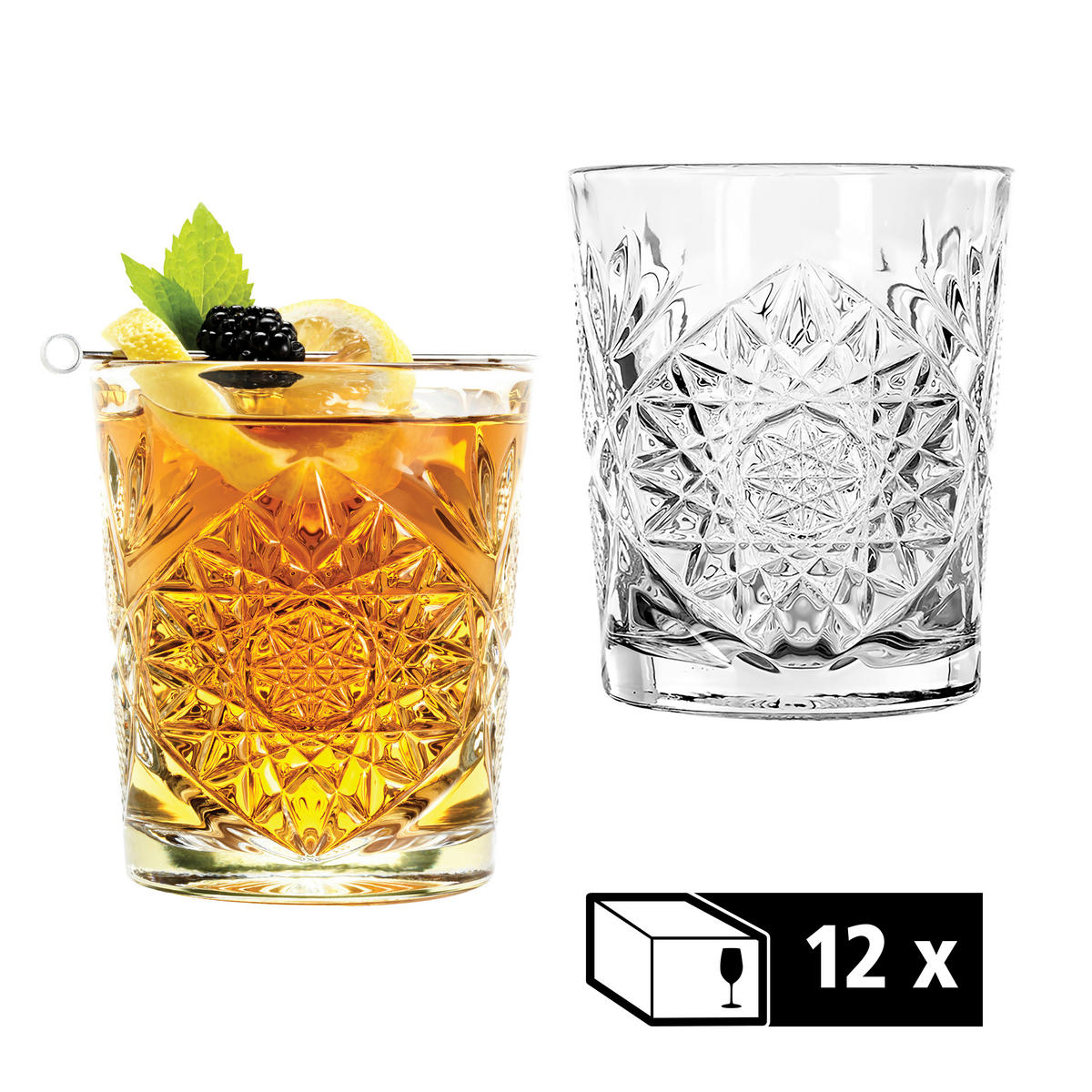 GLÄSERSET HOBSTAR  12-teilig  - Klar, Basics, Glas (9/10,5cm)