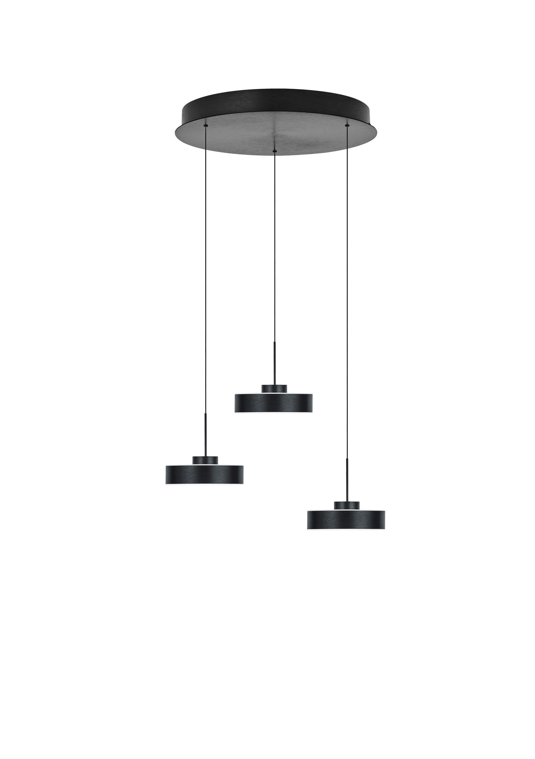LED-HÄNGELEUCHTE SPENCER 43/30-200 cm   - Anthrazit, KONVENTIONELL, Metall (43/30-200cm) - Hell