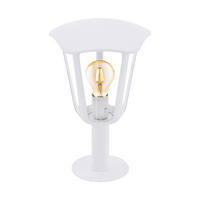 UTOMHUSLAMPA - vit/transparent, Basics, metall/plast (23/33,5cm) - Eglo