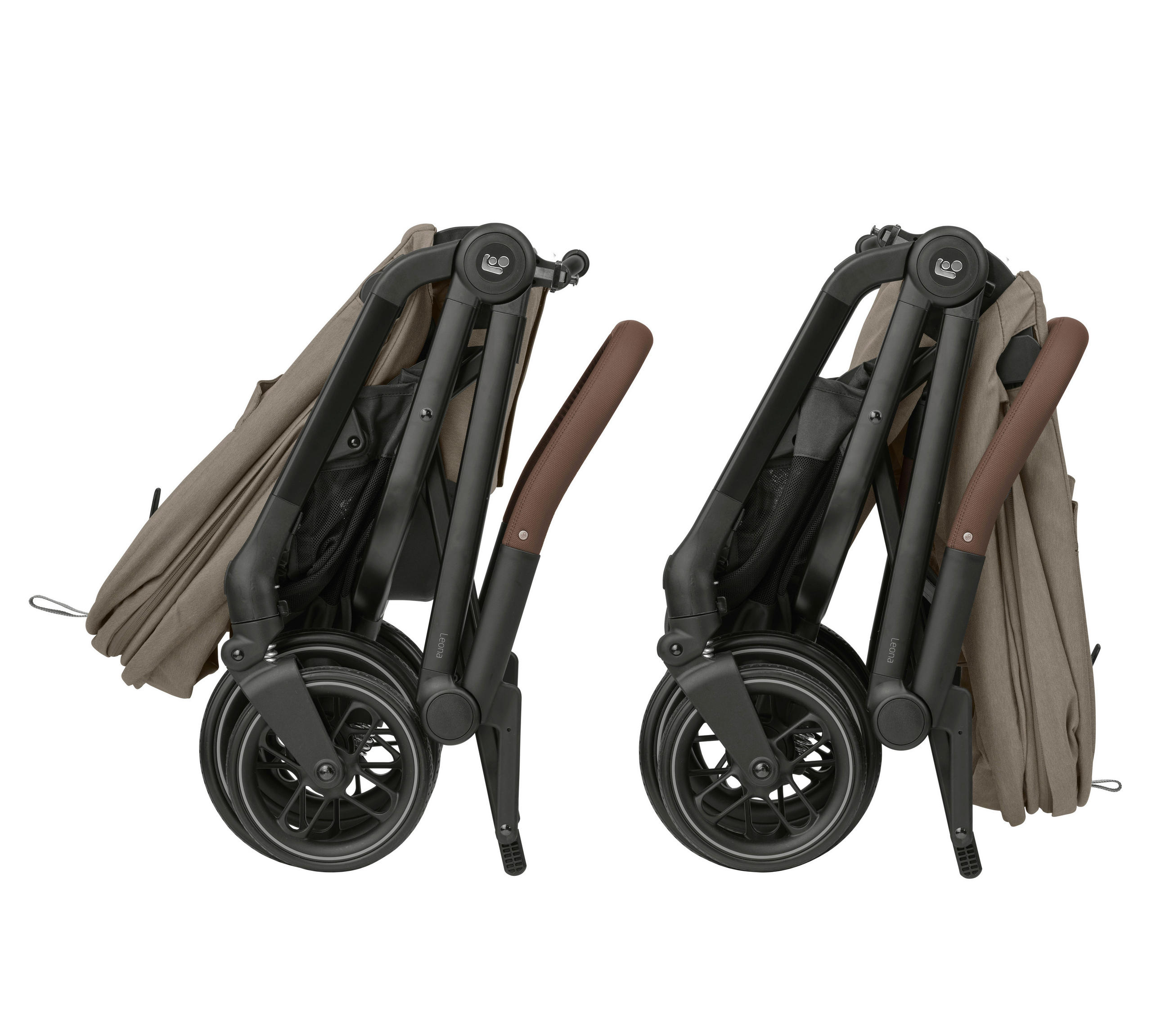 BUGGY Leona 2  - Schwarz/Braun, Basics, Kunststoff/Metall (46.5/103.5cm) - Maxi-Cosi