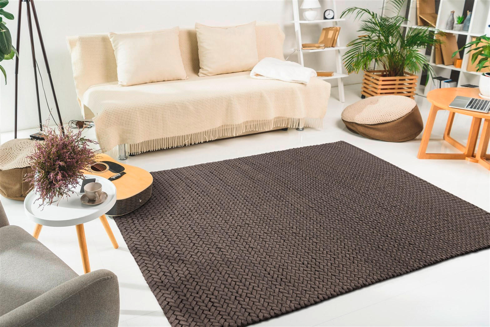 FLACHWEBETEPPICH 200/290 cm Robbie 125 Grau Grau  - Grau, KONVENTIONELL, Textil (200/290cm)